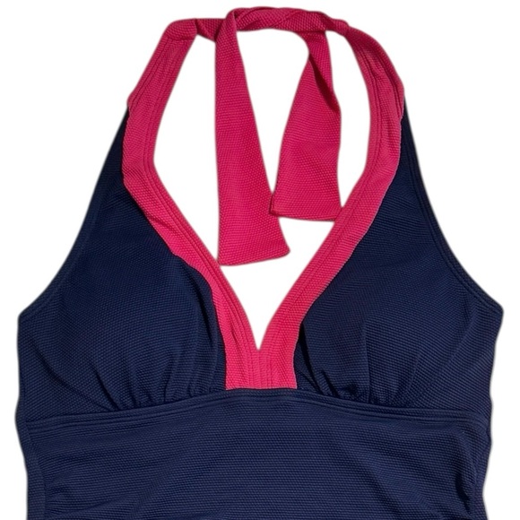 Tommy Bahama Island Cays Colorblock Halter Tankini Top - Picture 4 of 16